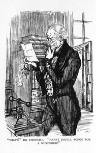 Scena da Lo strano caso del dottor Jekyll e del signor Hyde di Robert Louis Stevenson, 1927