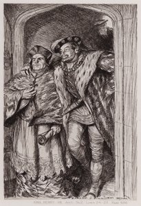 La famosa storia della vita di Re Enrico VIII, Atto I, Scena 2 da Edmund Joseph Sullivan