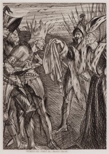 La Terza Parte di Enrico VI, Atto I, Scena 4 da Edmund Joseph Sullivan