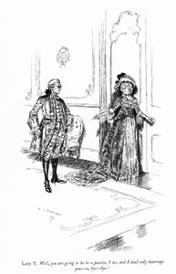 Illustrazione per La scuola della maldicenza di Sheridan da Edmund Joseph after Sullivan