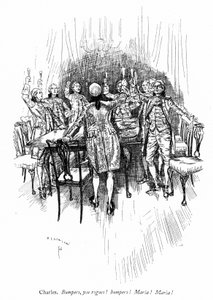 Illustrazione per La scuola della maldicenza di Sheridan da Edmund Joseph after Sullivan