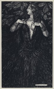 Tennyson, illustrazione per A Dream of Fair Women and Other Poems da Edmund Joseph after Sullivan