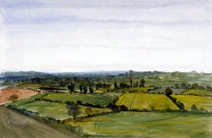 Vista di Swiss Cottage, Hampstead, Londra, 1836 da Edmund Marks