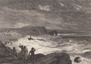 Spiaggiamento della scialuppa di salvataggio da Edmund Morison (after) Wimperis