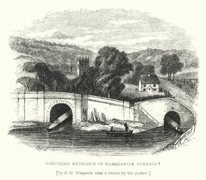 Ingresso settentrionale dei tunnel di Harecastle da Edmund Morison (after) Wimperis