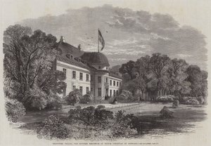 Palazzo Bernstorf, la residenza di campagna del principe Cristiano di Danimarca da Edmund Morison Wimperis