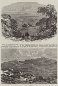 Vedute delle Highlands Scozzesi vicino a Balmoral, il Raduno di Braemar da Edmund Morison Wimperis