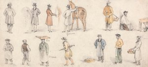 Studi di commercianti e stallieri da Edmund Thomas Parris