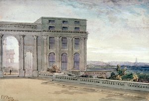 Vista di Chester Terrace, Regent