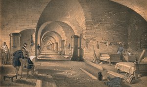 Interno del Forte Nicholas, 1856 da Edmund Walker
