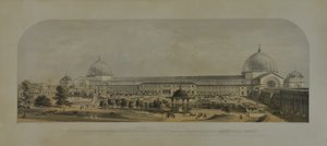 Esposizione Internazionale del 1862, Fronte Nord dai Giardini della Royal Horticultural Society, 1862