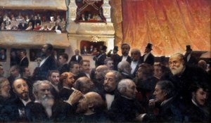Intervallo, una prima alla Comédie Française da Edouard Joseph Dantan