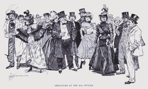 Parigi bohémien: Spettatori al Bal Bullier (litografia)