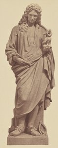 [Statua di Jules Droz, decorazione del Louvre, Parigi]. da Édouard Baldus