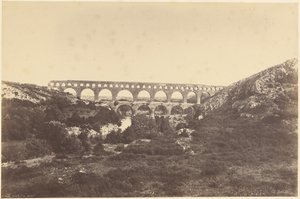Il Pont du Gard da Édouard Baldus