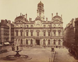 Lione. Municipio da Édouard Baldus