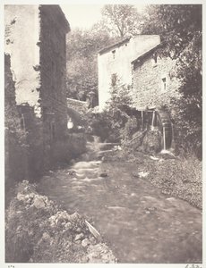 Mulini ad acqua in Alvernia, 1852, stampato 1978