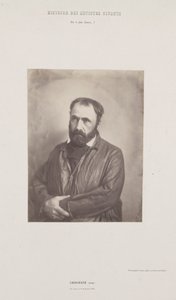 Ritratto di Paul Chenavard, dalla serie "Histoire des Artistes Vivants". da Édouard Baldus