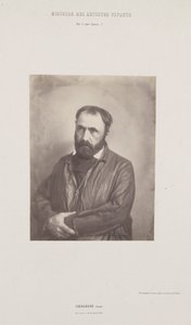 Ritratto di Paul Chenavard, dalla serie Histoire des Artistes Vivants, c. 1852 da Édouard Baldus