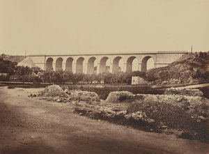 Viadotto di Bandol. da Édouard Baldus