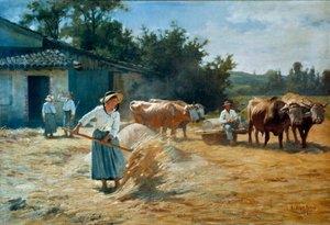 Lavori del campo da Edouard Debat Ponsan