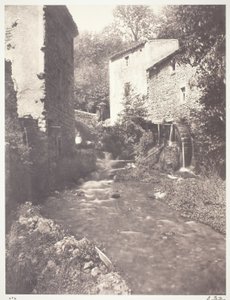 Mulini ad acqua in Alvernia da Edouard Denis Baldus