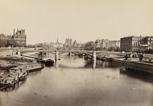 Il ponte Solferino, Parigi, c. 1860