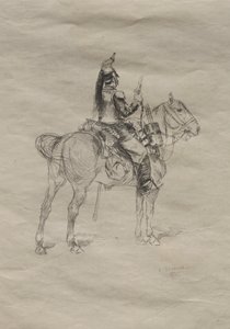 Il cavaliere, 1875 da Jean Baptiste Edouard Detaille