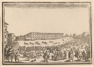 Piazza presso alla Porta al Prato da Edouard Eckman after Jacques Callot