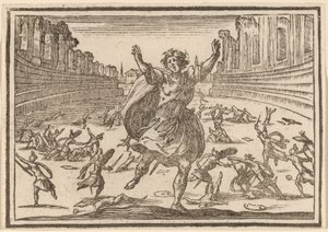 Scaramuccia in un circo romano