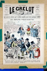 Copertina di Le Grelot, numero 1323, Satirico a Colori
