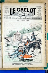 Copertina di Le Grelot, numero 1337, Satirico a Colori