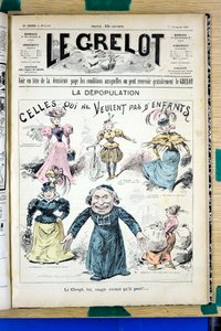 Copertina di "Le Grelot", numero 1342, Satirico a colori