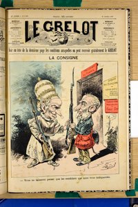 Copertina di Le Grelot, numero 1386, satirico a colori