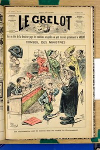 Copertina di "Le Grelot", numero 1387, Satirico a colori