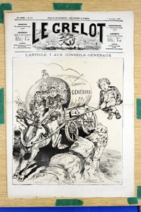 Copertina di Le Grelot, numero 439, Satirico a Colori da Edouard Guillaumin Pepin