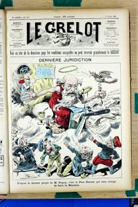 Copertina di Le Grelot, numero 1452, satirico a colori