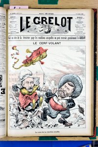 Copertina di Le Grelot, satirico a colori