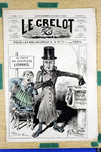 Copertina di "The Grelot", numero 307, Satirico a Colori