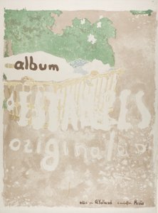 Progetto per la copertina di un portfolio stampato da Édouard Jean Vuillard