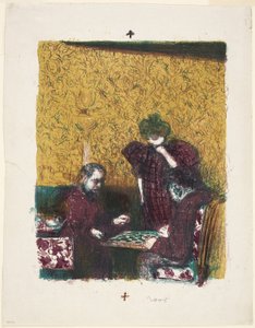 Il gioco della dama da Édouard Jean Vuillard