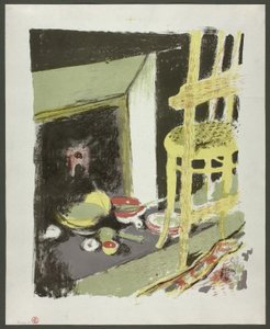 Il focolare, ottava tavola da Paesaggi e interni da Édouard Jean Vuillard