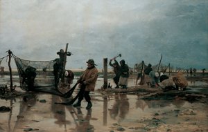 Fissando le reti, 1885