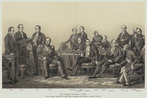 Il Congresso di Parigi da Edouard Louis Dubufe