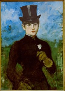 Amazzone, fondo blu da Édouard Manet