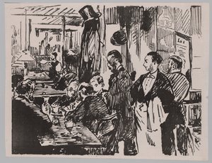 Al caffè da Édouard Manet