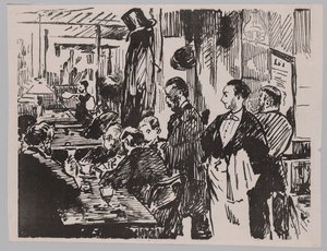 Al caffè da Édouard Manet