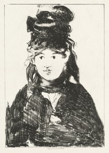 Berthe Morisot, 1872 da Édouard Manet