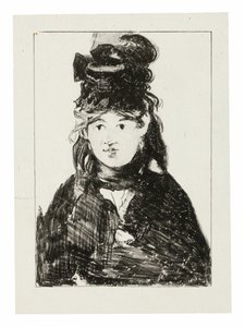 Berthe Morisot in nero