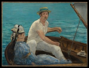 In barca da Édouard Manet